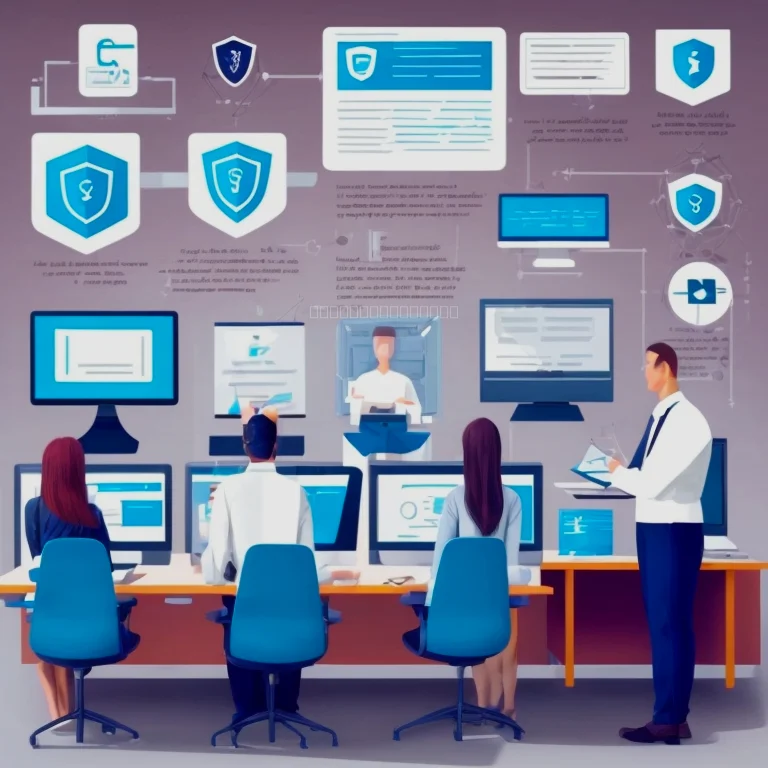 Gruppe von Lernenden bei einem Workshop zur Cybersecurity